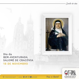 18 de novembro: Bem-aventurada Salomé de Cracóvia - Santos e Santas Franciscanas do Dia