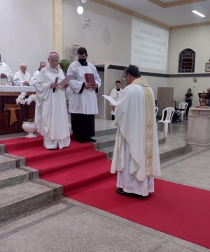 Posse do Frei Jorge Luís na Paróquia Santa Clara