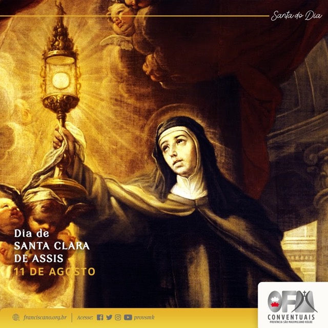 11 de agosto: dia de Santa Clara de Assis