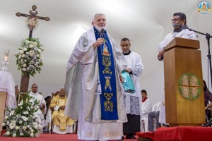 Frei Miecislau, vice provincial participa do último dia do Novenário à Nossa Sra das Candeias na Bahia