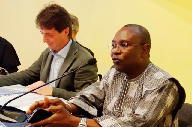 Embaixador de Burkina Faso em Roma. Fonte: OFMConv.