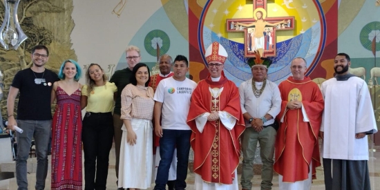 Dom Ricardo Hoepers preside Santa Missa na Basilica Menor São Francisco de Assis com os Frades Franciscanos Conventuais de Brasília