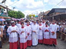 Em Vigia (PA), durante o Círio de Nazaré, o Frei Nasareno celebrou os seus de 50 anos anos de vida