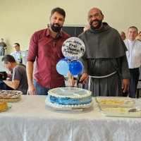 Celebração do aniversário natalício de Frei Gilberto e Frei Cristiano