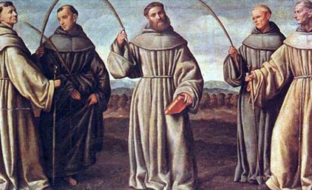 Santos Berardo, Ótão, Pedro, Acúrsio e Adiuto, Proto-mártires Franciscanos (†1220)