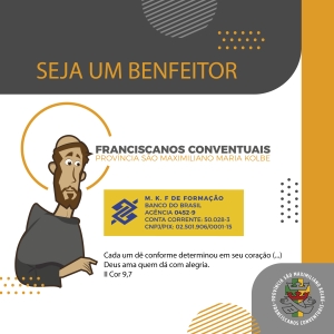 Você já pensou em ser um Benfeitor Franciscano?