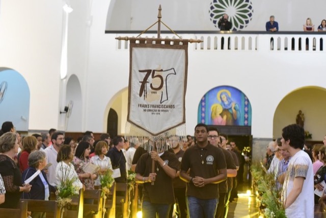 A Província do Santíssimo Nome de Jesus no Brasil celebrou os 75 anos de sua presença no interior do país